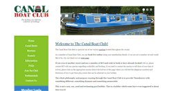 Desktop Screenshot of canalboatclub.com