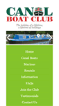 Mobile Screenshot of canalboatclub.com